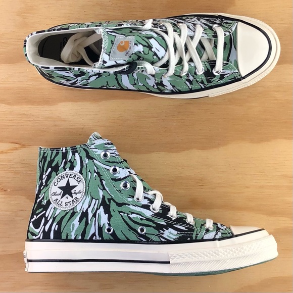 Converse x Carhartt WIP Chuck Taylor 70 Hi White Hinterland Sneakers Multi Size - Picture 3 of 9